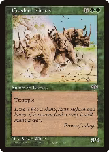 Crash of Rhinos — card price