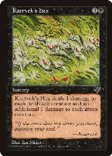 Kaervek's Hex — card price