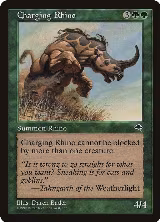 Charging Rhino (218) — card price