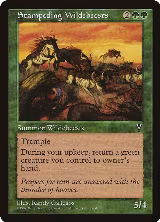 Stampeding Wildebeests — card price