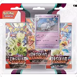 Obsidian Flames 3 Pack Blister [Houndstone], Obsidian Flames — Pokémon card price