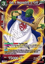 Kami, A Responsibility to Fulfill (Zenkai Series Tournament Pack Vol.4) (P-499), Tournament Promotion Cards — DB Super card price