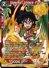 Yamcha, Attack Fury (Championship Selection Pack 2023 Vol.2) (Gold-Stamped Silver Foil) (P-536), Tournament Promotion Cards — DB Super card price