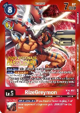 RizeGreymon (2023 Regionals Participant) (BT4-017 SR) — card price