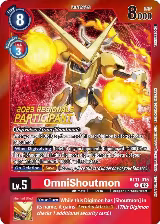 OmniShoutmon (2023 Regionals Participant) (BT11-015 R) — card price