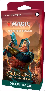 Universes Beyond: The Lord of the Rings: Tales of Middle-earth - Draft Booster Pack (3-Pack), Universes Beyond: The Lord of the Rings: Tales of Middle-earth — Magic card price