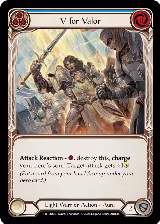 V for Valor (Blue) (DTD062) — card price