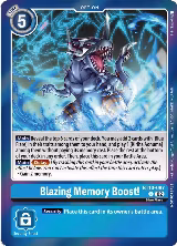 Blazing Memory Boost! (Event Pack 5) (BT10-097 R), Xros Encounter — Digimon card price