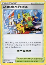 Champions Festival - SWSH296 (World Championships 2022) [Staff] (SWSH296), Sword & Shield Promo Cards — Pokémon card price