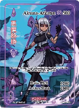 Akuma-Atkatsu (Full Art) (AU-018-FA) — card price