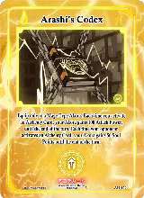 Arashi's Codex (AU-129) — card price