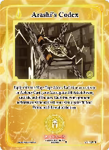 Arashi's Codex (Holo) (AU-129-H) — card price