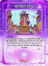 Balfzor Ruins (WC-052) — card price