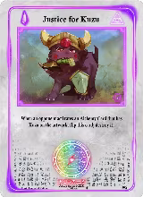 Justice for Kuzu (092) — card price