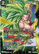 SS3 Broly, Tyrant (BT22-058) — card price