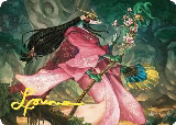 Sakiko, Mother of Summer Art Card (Gold-Stamped Signature) (24) — card price