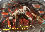 Sunspear Shikari Art Card (Gold-Stamped Signature) (4) — card price