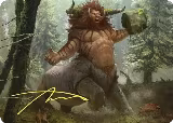 Stonehoof Chieftain Art Card (Gold-Stamped Signature) (26) — card price