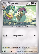 Pidgeotto (163/197) — card price
