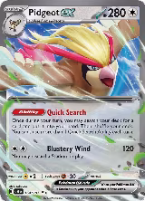 Pidgeot ex (164/197) — card price