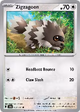 Zigzagoon (167/197) — card price