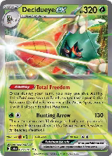 Decidueye ex (015/197), Obsidian Flames — Pokémon card price