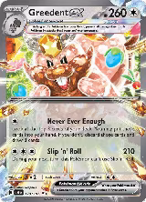 Greedent ex (179/197), Obsidian Flames — Pokémon card price