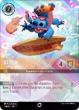 Stitch - Carefree Surfer (Enchanted) (206/204), The First Chapter — Lorcana card price
