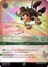 Mickey Mouse - Artful Rogue (Enchanted) (210/204), The First Chapter — Lorcana card price