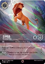Simba - Returned King (Enchanted) (215/204), The First Chapter — Lorcana card price