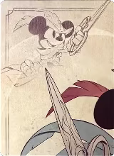 Mickey Mouse - Brave Little Tailor Puzzle Insert (Top Left) — card price