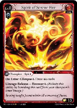 Spirit of Serene Fire (001), Fractured Crown — Grand Archive card price