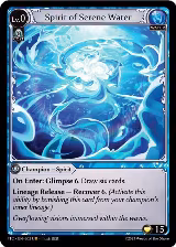 Spirit of Serene Water (002), Fractured Crown — Grand Archive card price