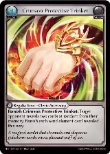 Crimson Protective Trinket (006) — card price