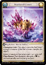 Fractured Crown (024), Fractured Crown — Grand Archive card price