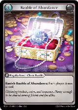 Bauble of Abundance (002) — card price