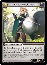 Imperious Highlander (036) — card price