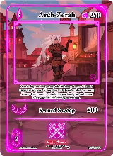 Arch-Zerah (Extended Art) (TI-005-EX), Trials of Ikithia [1st Edition] — Akora card price
