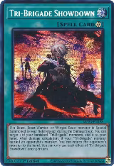 Tri-Brigade Showdown (MP23-EN198), 25th Anniversary Tin: Dueling Heroes Mega Pack — Yu-Gi-Oh! card price