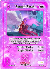 Seraph-Zerah (Holo) (TI-006-H), Trials of Ikithia [eBay 1st Edition] — Akora card price