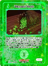 Thorned Seeds (TI-087), Trials of Ikithia [eBay 1st Edition] — Akora card price