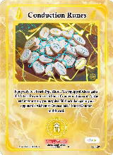 Conduction Runes (TI-129), Trials of Ikithia [eBay 1st Edition] — Akora card price