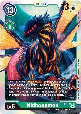 Nidhoggmon (Resurgence Booster Reprint) (BT4-062 SR) — card price