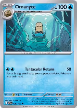 Omanyte - 138/165 (138/165), Scarlet & Violet 151 — Pokémon card price