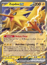 Zapdos ex - 145/165 (145/165), Scarlet & Violet 151 — Pokémon card price