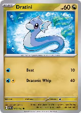 Dratini (147/165), Scarlet & Violet 151 — Pokémon card price