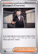 Giovanni's Charisma - 161/165 (161/165), Scarlet & Violet 151 — Pokémon card price