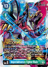 Imperialdramon: Fighter Mode (2023 Regionals Participant) (BT12-031 SR) — card price