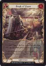 Break of Dawn (Yellow) - LGS170 (LGS170), Flesh and Blood: Promo Cards — Flesh & Blood card price