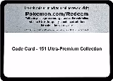 Code Card - 151 Ultra-Premium Collection, Scarlet & Violet 151 — Pokémon card price